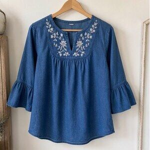 Mauve V Neck Top